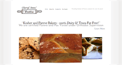 Desktop Screenshot of cherylannsbakery.com